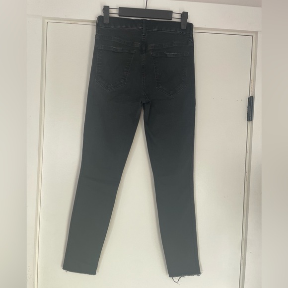 MOTHER HW LOOKER ANKLE FAY WASHED BLACK JEANS, Size 26 Excellent Condition - Picture 12 of 12
